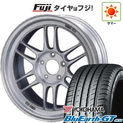 【新品国産車用5穴114.3】 | 夏タイヤ ホイール4本セット | 225/40R18 | ヨコハマ ブルーアース GT AE51 | ENKEI エンケイ Racing RP-F1 | 8J 18インチ