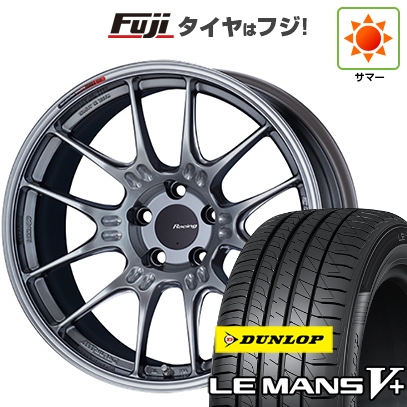 【新品国産車用5穴114.3】 | 夏タイヤ ホイール4本セット | 225/45R19 | ダンロップ ルマン V+(ファイブプラス) | ENKEI エンケイ Racing GTC02 | 19インチ