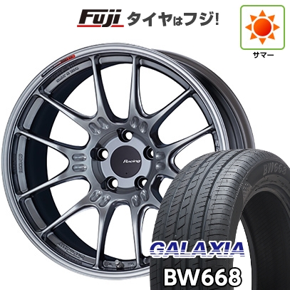 【新品国産車用5穴114.3】 | 夏タイヤ ホイール4本セット | 225/55R19 | ギャラクシア BW668(限定) | ENKEI エンケイ Racing GTC02 | 8J 19インチ