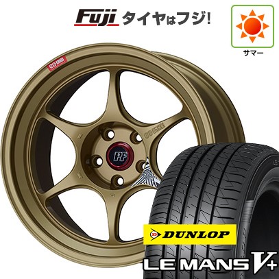 【新品国産車用 5穴100車】 夏タイヤ ホイール4本セット 215/40R18 ダンロップ ルマン V+(ファイブプラス) ENKEI エンケイ PF06  18インチ
