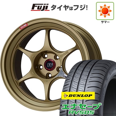 【新品国産車用5穴114.3】 | 夏タイヤ ホイール4本セット | 215/45R18 | エナセーブ RV505 | ENKEI PF06 ゴールド 18インチ