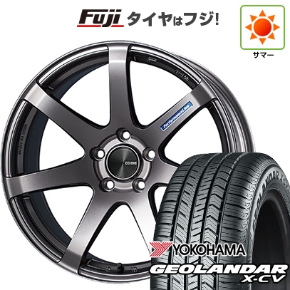 GEOLANDAR - 【新品国産車用5穴114.3】 | 夏タイア 銀輪4本仕かける | 235/55R19 | ジオランダー X-CV G057 | ENKEI PF07 19in