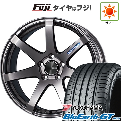 【新品国産車用5穴114.3】 | 夏タイヤ ホイール4本セット | 225/45R19 | ヨコハマ ブルーアース GT AE51 | ENKEI エンケイ PerformanceLine PF07 | 19インチ