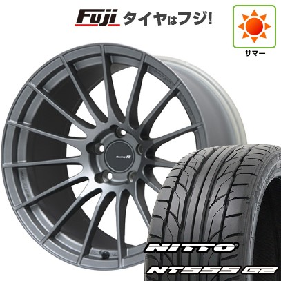 【パンク保証付き】【新品国産車用 5穴114.3車】 夏タイヤ ホイール4本セット 245/45R20 ニットー NT555 G2 ENKEI エンケイ RS-05RR 20インチ