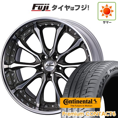 PremiumContact - 新品 ジャケット冠 サルーン 夏タイア 車輪4本仕掛ける 245/40R21 コンチネンタル コンチ 割り増し金連係6(特価押さえる) WEDS クレンツェ ヴェルサム 21in 自動車-タイヤ、ホイール