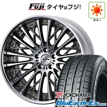 【新品国産車用 5穴114.3車】 夏タイヤ ホイール4本セット 225/35R19 ヨコハマ ブルーアース ES32 WEDS ウェッズ クレンツェ シュリット 19インチ
