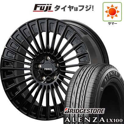 【新品】40系アルファード/ヴェルファイア用 夏タイヤ ホイール4本セット 245/45R20 ブリヂストン アレンザ LX100 TOMS トムス(トヨタ車専用) TWF05 20インチ
