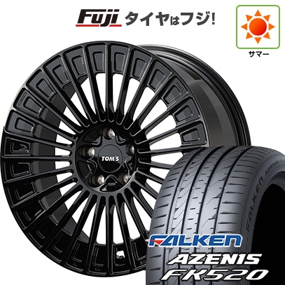 【新品国産車用5穴114.3】 | 夏タイヤ ホイール4本セット | 245/35R20 | ファルケン アゼニス FK520L | TOMS トムス(トヨタ車専用) TWF05 | 20インチ