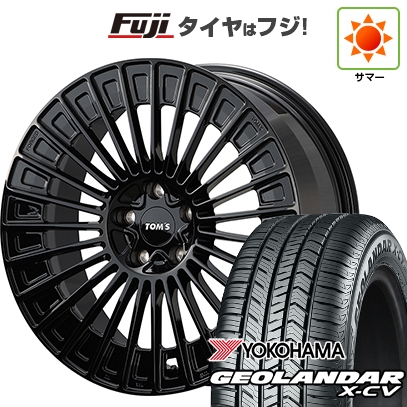 【新品国産車用5穴114.3】 | 夏タイヤ ホイール4本セット | 245/45R20 | ヨコハマ ジオランダー X-CV G057 | TOMS トムス(トヨタ車専用) TWF05 | 20インチ
