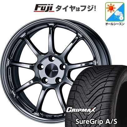 【新品国産車用 5穴114.3車】 オールシーズンタイヤ ホイール4本セット 225/45R18 GRIP MAX シュアグリップ A/S(限定) ENKEI PF09 LIMITED EDITION 18インチ