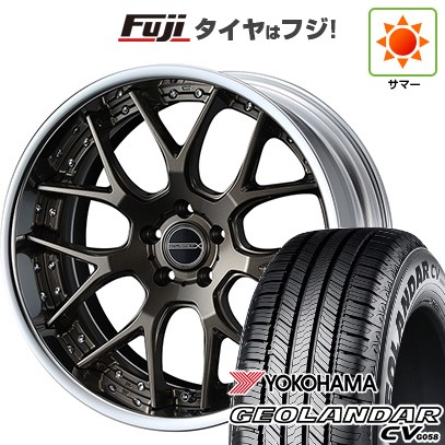 【新品国産車用 5穴114.3車】 夏タイヤ ホイール4本セット 225/60R18 ヨコハマ ジオランダー CV G058 WEDS ウェッズ マーベリック 1307M 18インチ