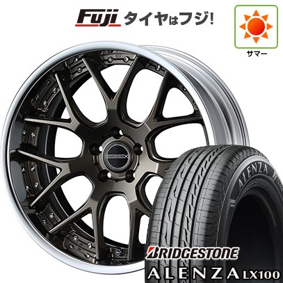 BRIDGESTONE - 【新品】40系アルファード/ヴェルファイア用 夏タイア 車輪4本仕掛ける 245/45R20 ブリヂストン アレンザ LX100 WEDS ウェッズ マーベリック 1307M 20in 夏タイヤ、ホイールセット-車、バイク、自転車