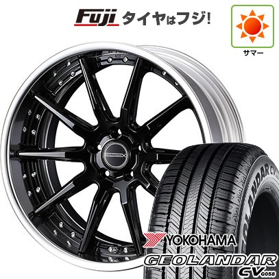 【新品国産車用 5穴114.3車】 夏タイヤ ホイール4本セット 225/60R18 ヨコハマ ジオランダー CV G058 WEDS ウェッズ マーベリック 1410S 18インチ