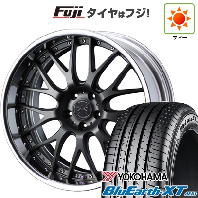 【新品国産車用 5穴114.3車】 夏タイヤ ホイール4本セット 215/50R18 ヨコハマ ブルーアース XT AE61 WEDS ウェッズ マーベリック 709M 18インチ