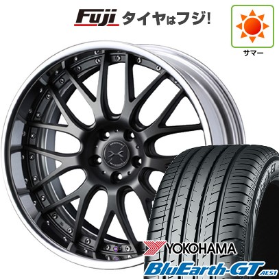 【新品国産車用 5穴100車】 夏タイヤ ホイール4本セット 215/40R18 ヨコハマ ブルーアース GT AE51 WEDS ウェッズ マーベリック 709M 18インチ