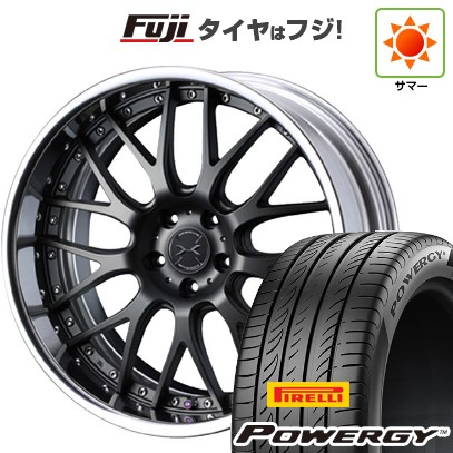 【新品国産車用 5穴114.3車】 夏タイヤ ホイール4本セット 225/60R18 ピレリ パワジー WEDS ウェッズ マーベリック 709M 18インチ