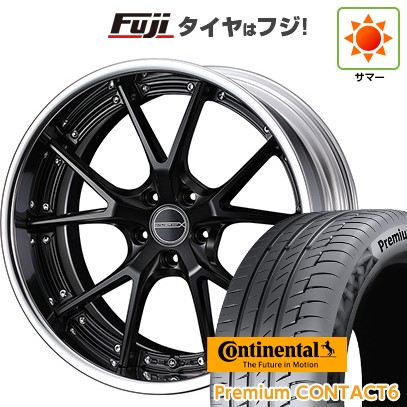 PremiumContact - 【新品】40系アルファード/ヴェルファイア用 夏タイア 銀輪4本仕かける 245/40R21 コンチ 割り増し金聯繋6(特価押さえる) WEDS マーベリック 905S 21in