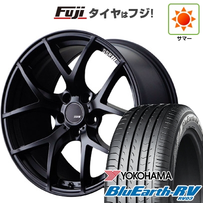 【パンク保証付き】【新品国産車用5穴114.3】 | 夏タイヤ ホイール4本セット | 225/40R19 | ヨコハマ ブルーアース RV-03 | SSR GT GTV03 | 19インチ