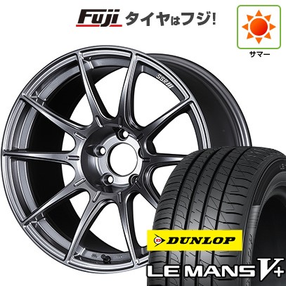 BluEarth - 【新品国産車用 5穴100車】 夏タイア 銀輪4本仕かける 215/40R18 ダンロップ ルマン V+(ファイブ足し加える) SSR GT GTX01 18in