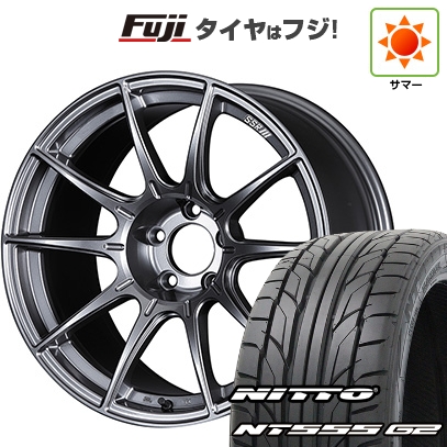 【パンク保証付き】【新品国産車用5穴114.3】 | 夏タイヤ ホイール4本セット | 245/40R19 | ニットー NT555 G2 | SSR GT GTX01 | 19インチ