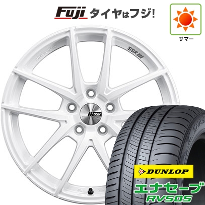 BluEarth - 【新品国産車用 5穴114.3車】 夏タイア 銀輪4本仕かける 225/45R18 ダンロップ エナセーブ RV505 SSR ラインドライブ 印字機10モノ立ちはだかる 18in