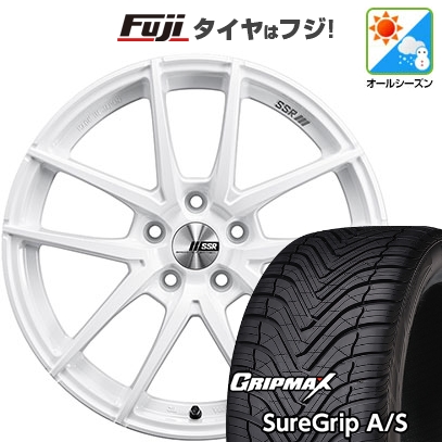 新品国産車用 5穴114.3車 オールシーズンタイヤ ホイール4本セット 225/55R18 GRIP MAX シュアグリップ A/S(限定) SSR ライナー タイプ10モノブロック 18インチ