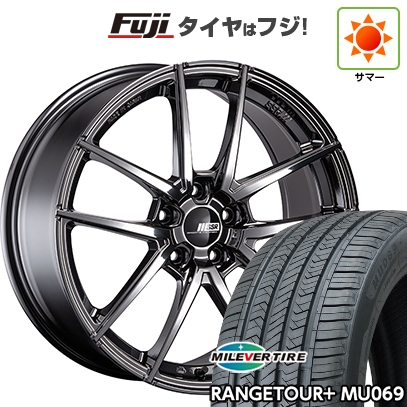 【新品国産車用5穴114.3】 | 夏タイヤ ホイール4本セット | 235/55R20 | ミレバー MU069 | SSR ライナー タイプ10モノブロック | 20インチ