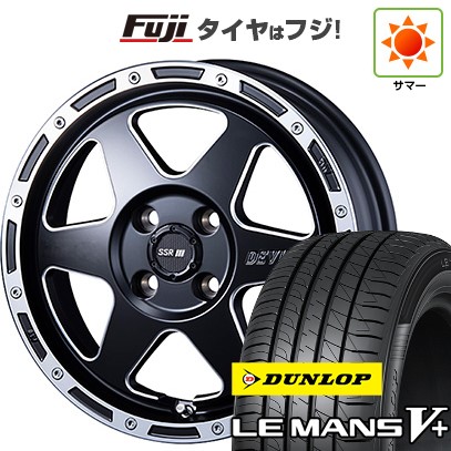 LE MANS 【新品国産車用 4穴100車】 夏タイヤ ホイール4本セット 185