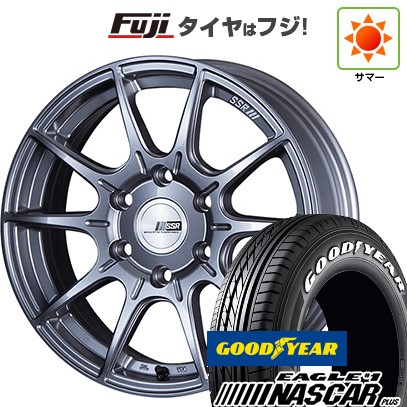 【新品】ハイエース200系 夏タイヤ ホイール4本セット 215/65R16 109/107R グッドイヤー イーグル ナンバーワン ナスカー プラス SSR ディバイド X01H 16インチ