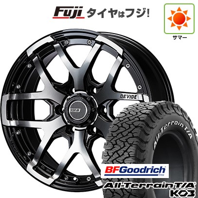 【新品国産車用 6穴139.7車】 夏タイヤ ホイール4本セット 285/70R17 BFグッドリッチ オールテレーンT/A KO3 RWL SSR ディバイド ZS 17インチ