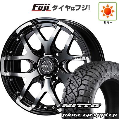 【パンク保証付き】【新品】プラド/ハイラックス 夏タイヤ ホイール4本セット 265/70R17 ニットー リッジグラップラー SSR ディバイド ZS 17インチ