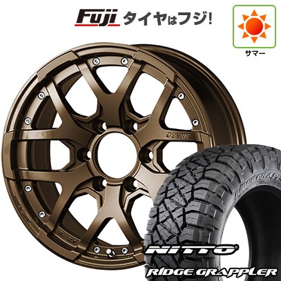 【パンク保証付き】【新品】プラド/ハイラックス 夏タイヤ ホイール4本セット 265/70R17 ニットー リッジグラップラー SSR ディバイド ZS-D 17インチ