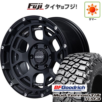 【新品国産車用 6穴139.7車】 夏タイヤ ホイール4本セット 285/65R18 BFグッドリッチ マッドテレーンT/A KM3 RAYS レイズ デイトナ M6 18インチ