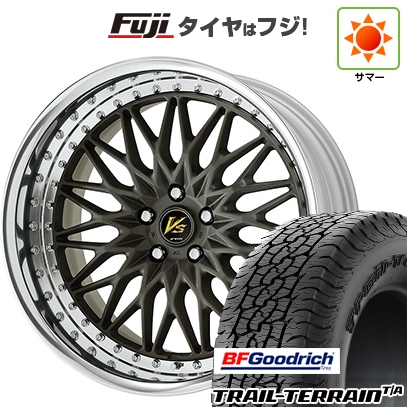 【新品国産車用 5穴114.3車】 夏タイヤ ホイール4本セット 225/60R18 BFグッドリッチ トレールテレーンT/A ORBL WORK ワーク VS VS-XV 18インチ