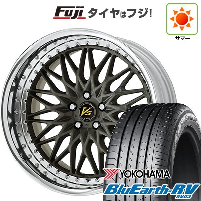 【パンク保証付き】【新品国産車用 5穴114.3車】 夏タイヤ ホイール4本セット 245/40R20 ヨコハマ ブルーアース RV-03 WORK ワーク VS VS-XV 20インチ