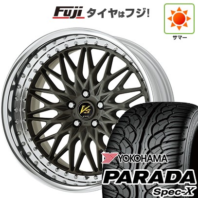 【新品国産車用 5穴114.3車】 夏タイヤ ホイール4本セット 235/55R20 ヨコハマ PARADA Spec-X WORK ワーク VS VS-XV 20インチ