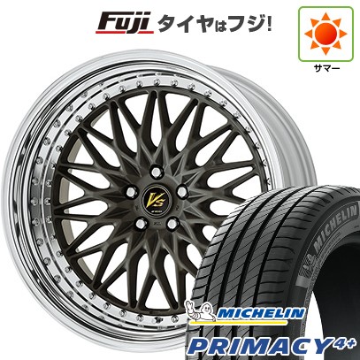 【新品国産車用 5穴114.3車】 夏タイヤ ホイール4本セット 245/40R21 ミシュラン プライマシー4+ WORK ワーク VS VS-XV 21インチ
