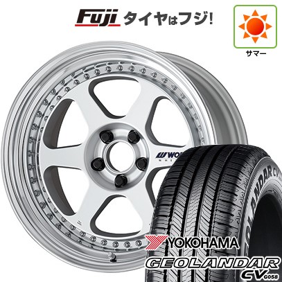 【新品国産車用 5穴114.3車】 夏タイヤ ホイール4本セット 225/55R19 ヨコハマ ジオランダー CV G058 WORK ワーク マイスター L1 3P 19インチ