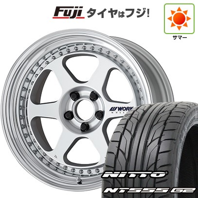 【パンク保証付き】【新品国産車用 5穴114.3車】 夏タイヤ ホイール4本セット 245/35R19 ニットー NT555 G2 WORK ワーク マイスター L1 3P 19インチ