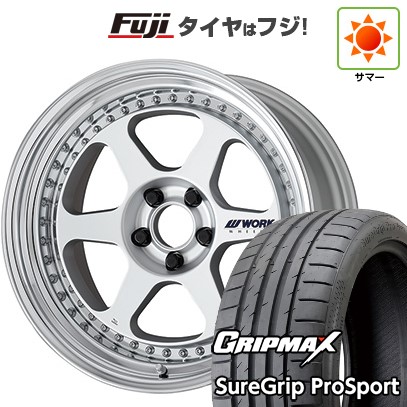 【新品国産車用 5穴114.3車】 夏タイヤ ホイール4本セット 225/40R19 GRIP MAX シュアグリップ PRO SPORT BSW（限定） WORK ワーク マイスター L1 3P 19インチ