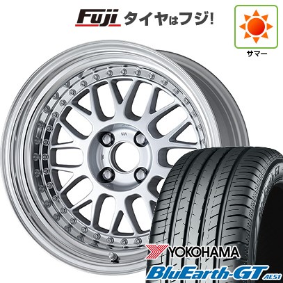 【新品国産車用 4穴100車】 夏タイヤ ホイール4本セット 195/45R16 ヨコハマ ブルーアース GT AE51 WORK ワーク マイスター M1 3P 16インチ