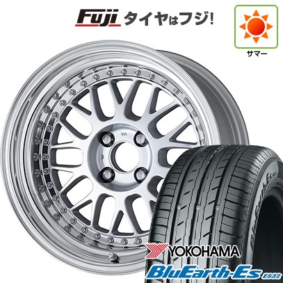 【新品国産車用 4穴100車】 夏タイヤ ホイール4本セット 185/55R16 ヨコハマ ブルーアース ES32 WORK ワーク マイスター M1 3P 16インチ