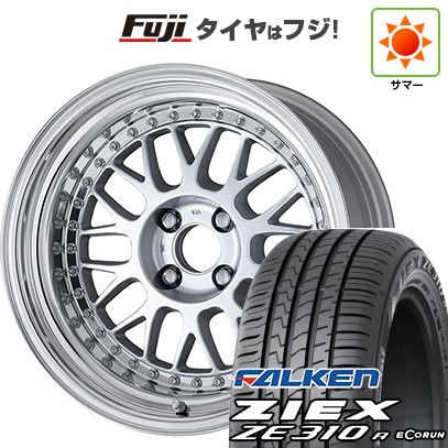 【新品国産車用 4穴100車】 夏タイヤ ホイール4本セット 195/45R16 ファルケン ジークス ZE310R エコラン(限定) WORK ワーク マイスター M1 3P 16インチ