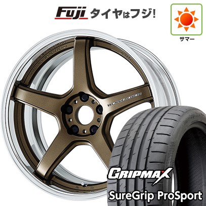 新品国産車用 5穴114.3車 夏タイヤ ホイール4本セット 225/35R19 GRIP MAX シュアグリップ PRO SPORT BSW（限定） WORK ワーク エモーション T5R 2P 19インチ