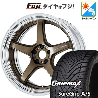 グリップマックス - 新品国産車用 5穴114.3車 オール時期タイア 車輪4本仕掛ける 245/40R20 シュアグリップA/S WORK 細工物 情感 T5R 2P 20in オールシーズンタイヤ、ホイールセット-自動車-車、バイク、自転車
