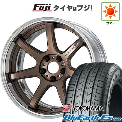 【新品国産車用 5穴114.3車】 夏タイヤ ホイール4本セット 245/40R19 ヨコハマ ブルーアース ES32 WORK ワーク エモーション T7R 2P 19インチ