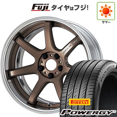 【新品国産車用 5穴114.3車】 夏タイヤ ホイール4本セット 235/35R19 ピレリ パワジー WORK ワーク エモーション T7R 2P 19インチ