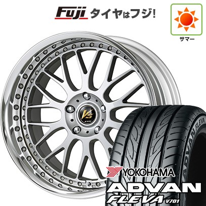 【新品国産車用 5穴114.3車】 夏タイヤ ホイール4本セット 215/40R18 ヨコハマ アドバン フレバV701 WORK ワーク VS VS-XX 18インチ