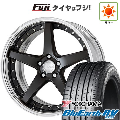 【パンク保証付き】【新品国産車用 5穴114.3車】 夏タイヤ ホイール4本セット 245/40R20 ヨコハマ ブルーアース RV-03 WORK ワーク グノーシスCV CVF 20インチ