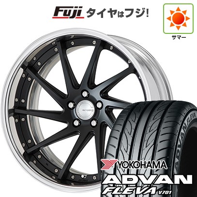 ADVAN 【新品国産車用 5穴114.3車】 夏タイヤ ホイール4本セット 225